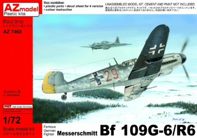 【新製品】[2095017246006] AZ7460)メッサーシュミット Bf109G-6/R6