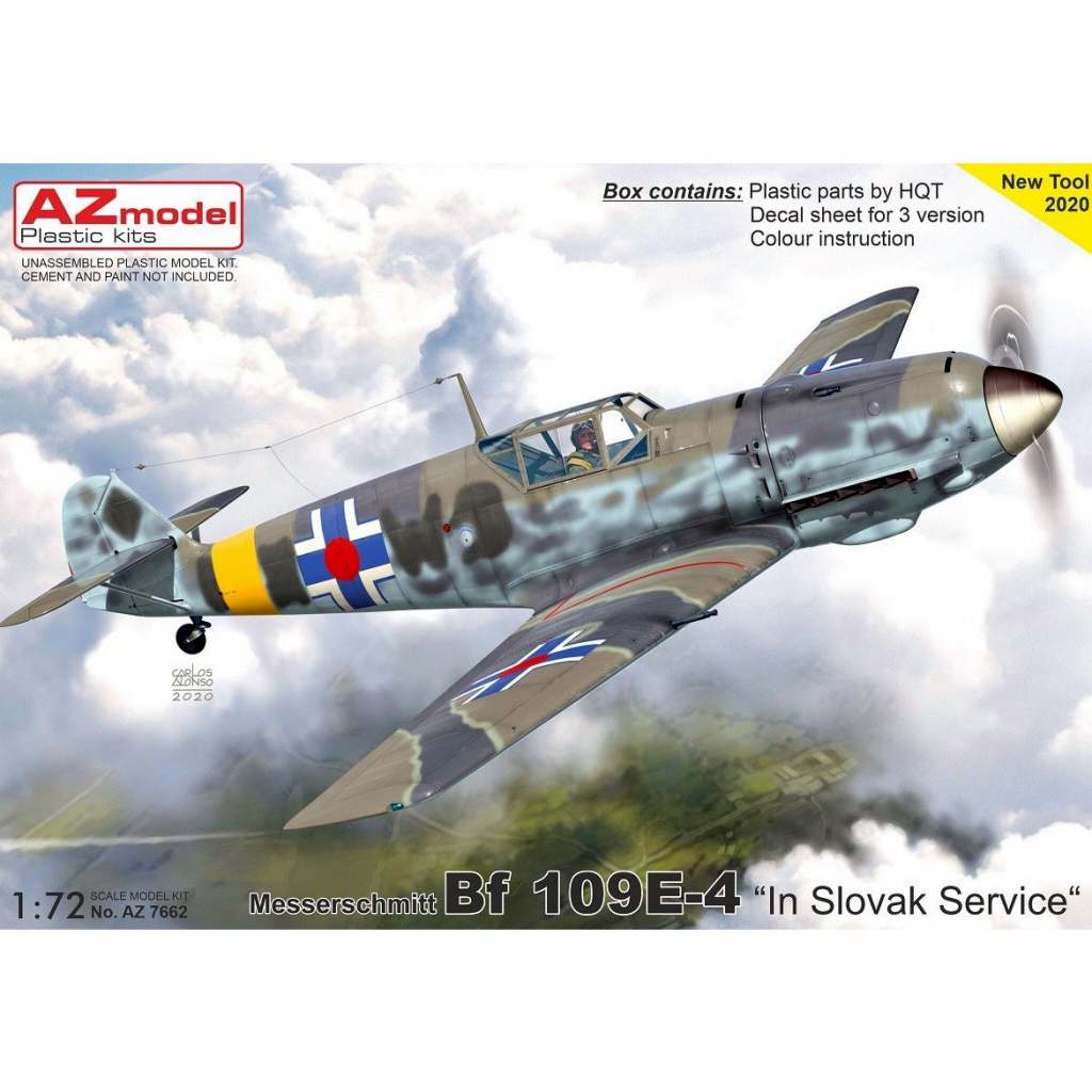 【新製品】AZ7662 メッサーシュミット Bf109E-4 スロバキア