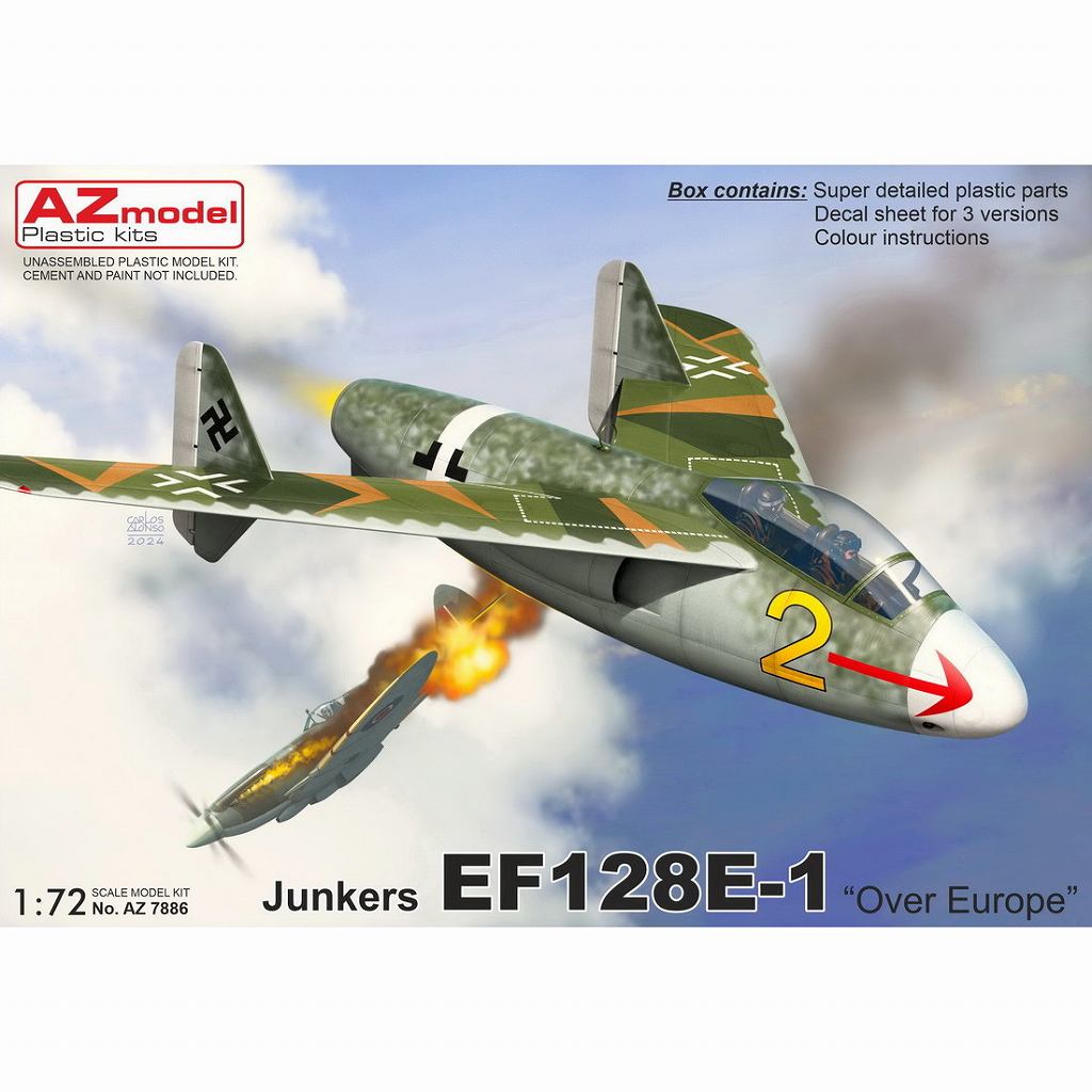 【新製品】AZ7886 1/72 ユンカース EF128E-1