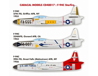 【新製品】[2700524801708] Caracal Models 48017)F-94C スターファイア