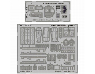 【新製品】[4545782017007] M144-3)航空自衛隊 輸送機 C-46D用ディテールアップエッチングパーツ