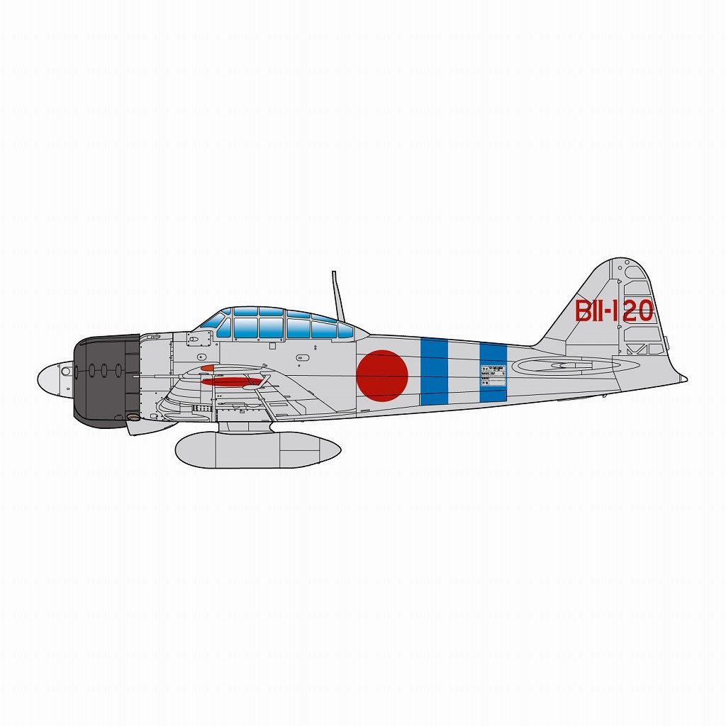 【新製品】AE-42 WW.II 日本海軍 零式艦上戦闘機 二一型 第1航空艦隊 真珠湾攻撃