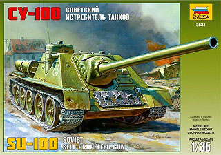 【新製品】[4600327035318] 3531)ソビエト SU-100 自走砲