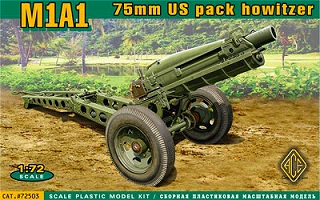 【新製品】[4820025725032] 72503)米 M1A1 75mm パックホイッツァー