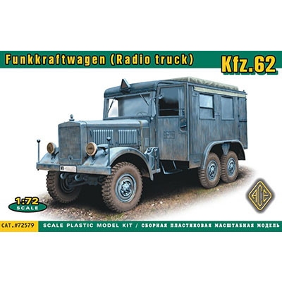 【新製品】72579 独 アインハイツディーゼル LKW 6輪駆動無線トラック Kfz.62