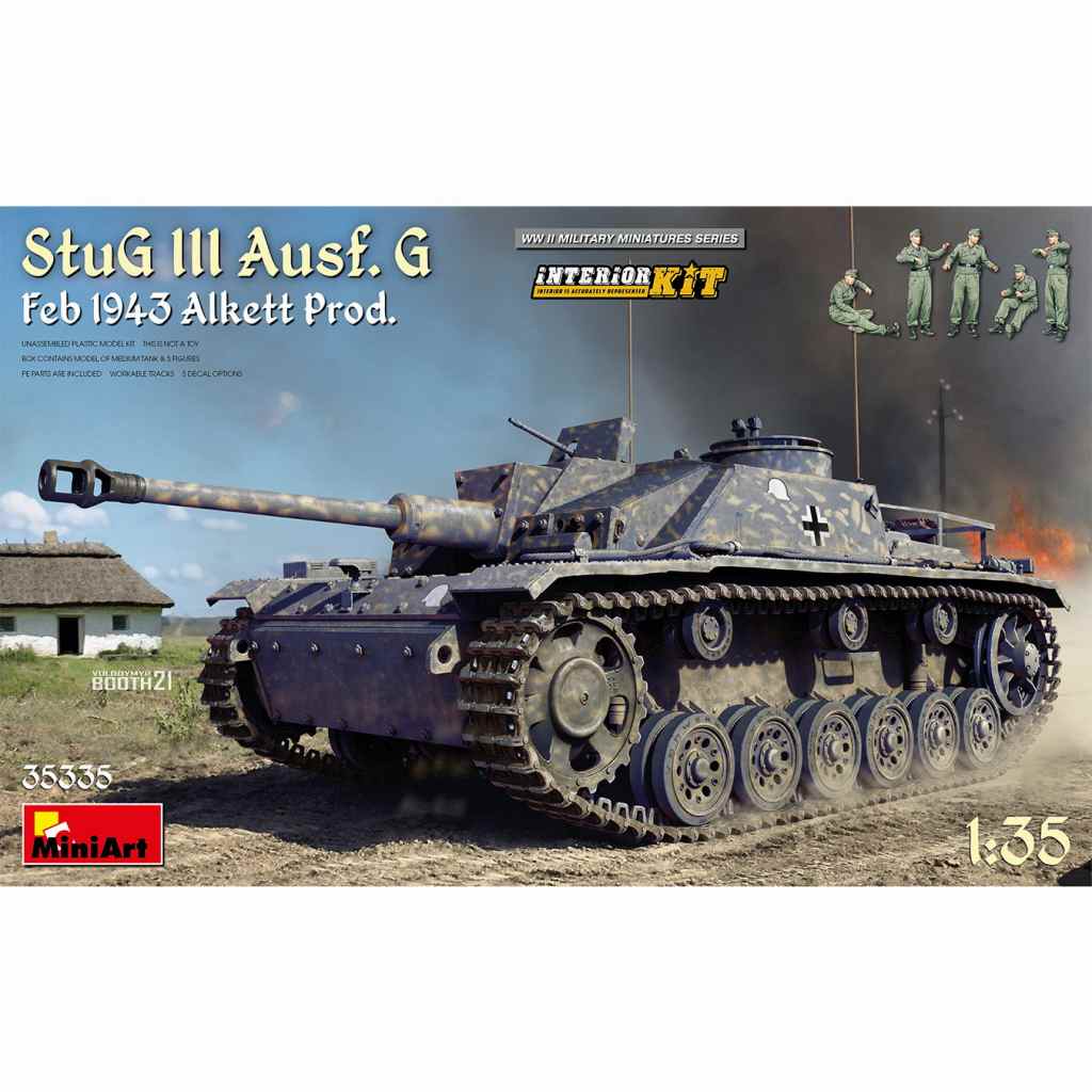 【新製品】35335 1/35 III号突撃砲 G型 1943年2月 アルケット社製 フルインテリア