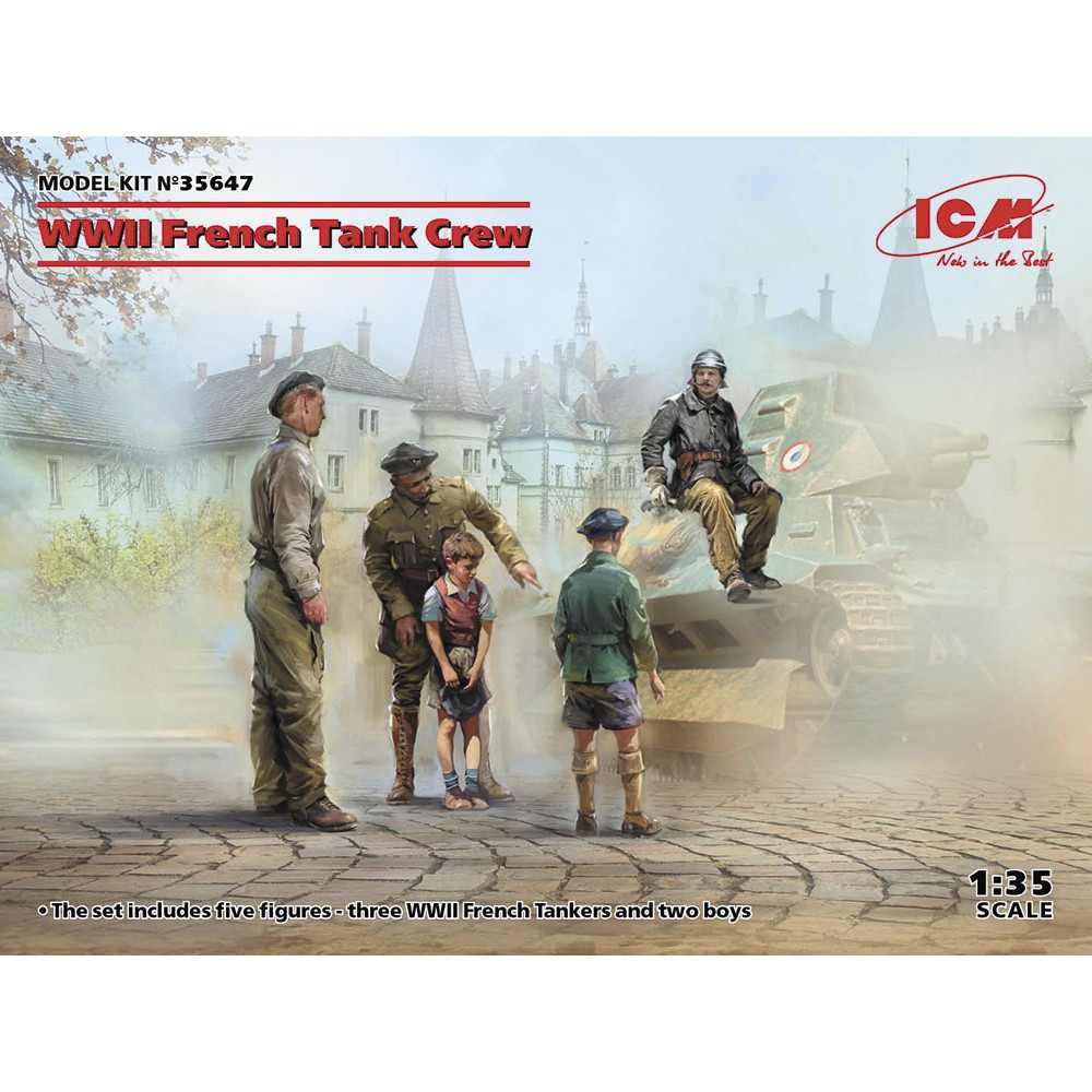 【新製品】35647 WWII フランス タンククルー