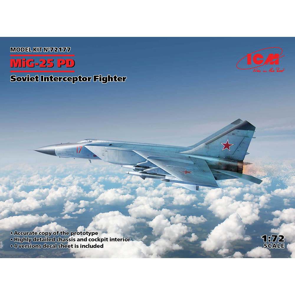 【新製品】72177 ミグ MiG-25 PD フォックスバット