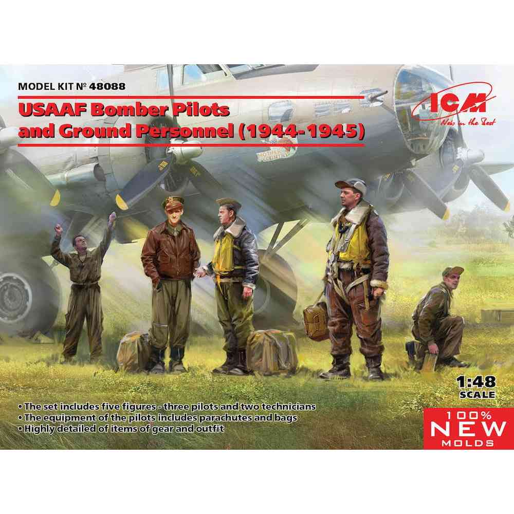 【新製品】48088 USAAF 爆撃機パイロット & グランドクルー (1944-1945)