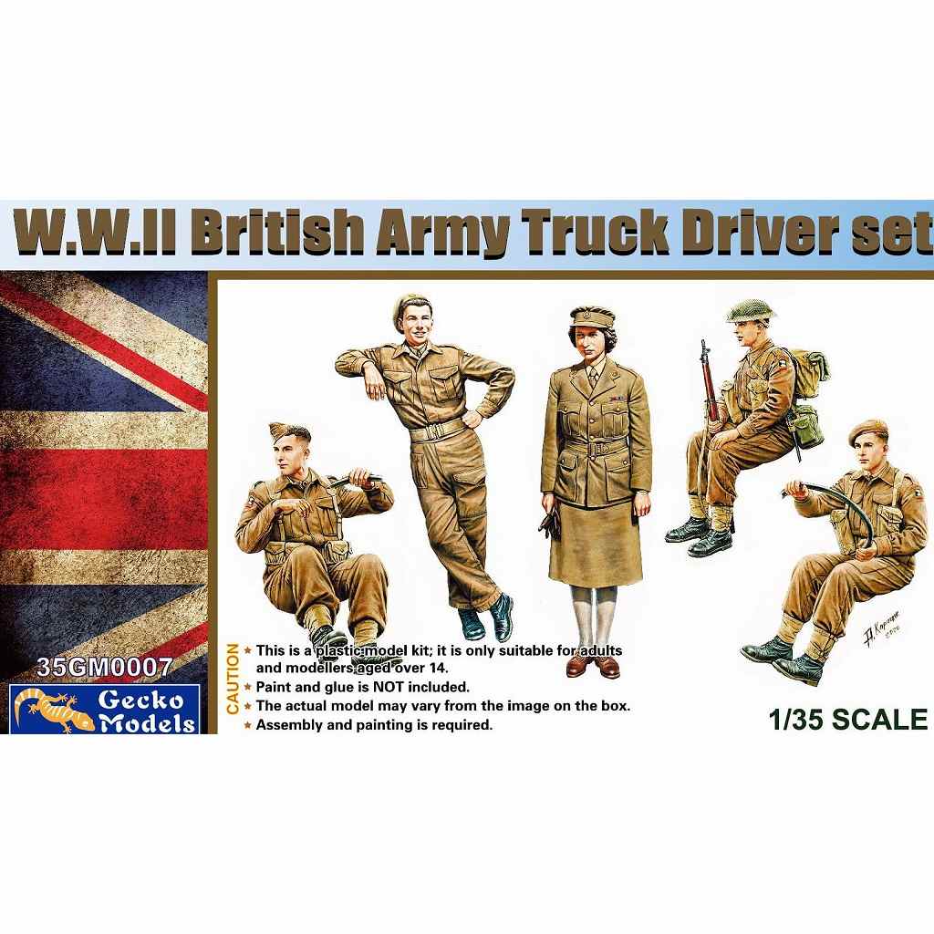 【新製品】35GM0007 1/35 WW.II イギリス軍 トラック ドライバーセット