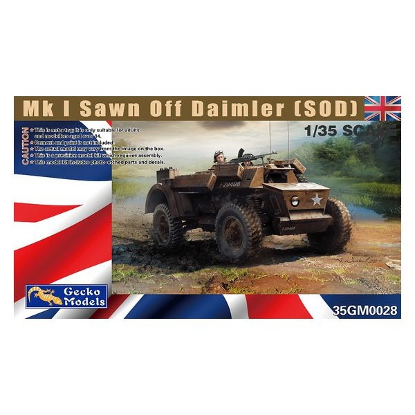 【新製品】35GM0028 1/35 ダイムラー Mk.I (SOD)連隊指揮車