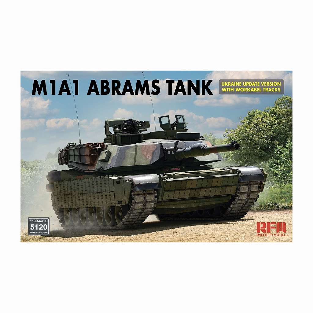 【新製品】5120 1/35 M1A1 エイブラムス ウクライナ軍 アップデート版w/可動式履帯