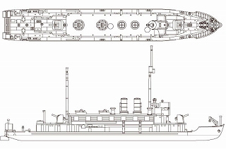 【新製品】[4905083050668] 050668)日本海軍 砲艦 勢多