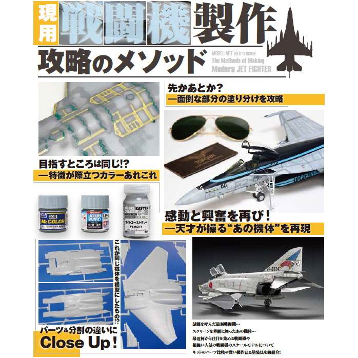 【新製品】1101 現用戦闘機製作 攻略のメソッド