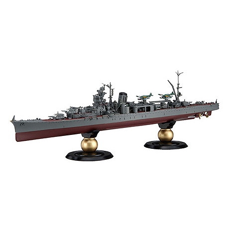 【新製品】FH37EX-1 日本海軍 軽巡洋艦 矢矧 （昭和20年/昭和19年） フルハルモデル（エッチングパーツ付き）