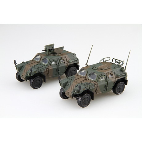 【新製品】ML18EX-1 陸上自衛隊 軽装甲機動車（中隊長車/機関銃搭載車）各1両入り 特別仕様 (発射発煙弾付き/小隊長車）