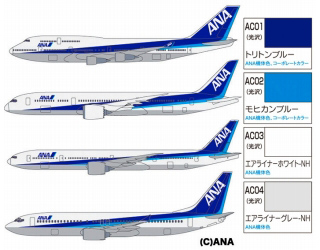 【新製品】[4973028420333] CS571)ANA 旅客機カラーセット