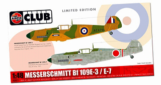 【新製品】[5014429820120] A82012)メッサーシュミット Bf109E-3/E-7 日本陸軍 飛行実験部