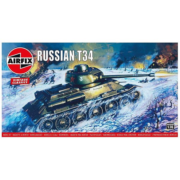 【再入荷】A01316V 1/76 T-34 戦車