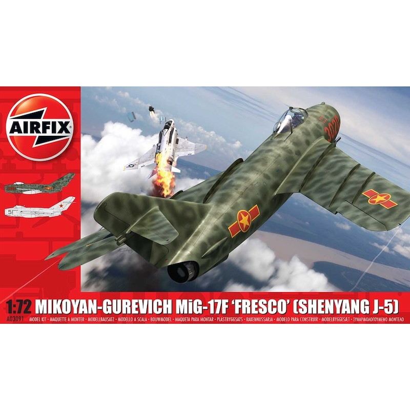 【再入荷】A03091 ミグ MiG-17F フレスコ（シェンヤン J-5）