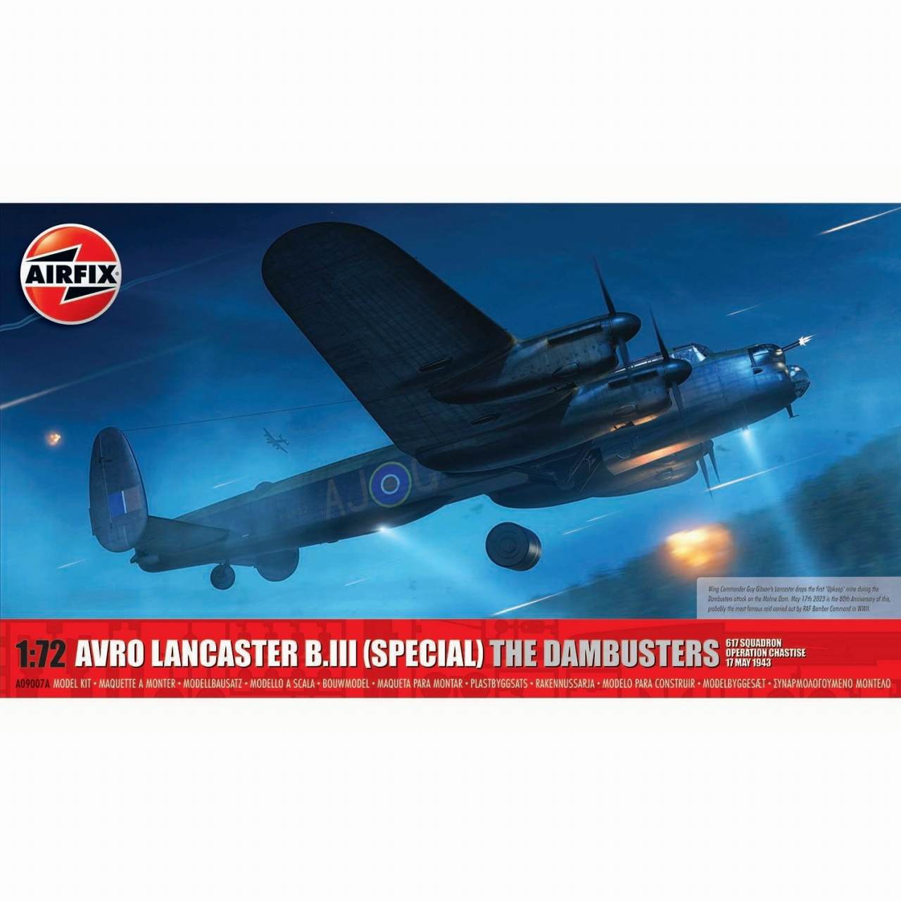 【新製品】A09007A 1/72 アブロ ランカスター B.III(スペシャル) ダムバスターズ