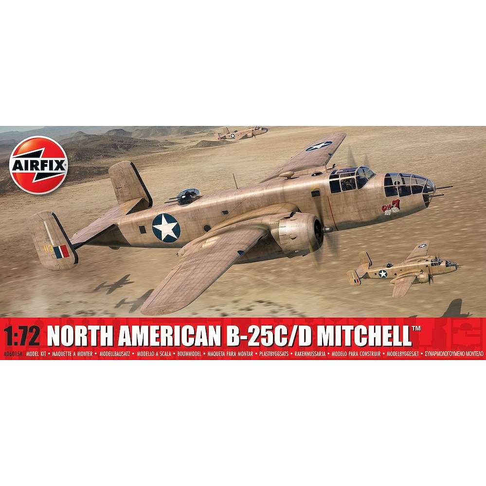 【新製品】A06015A 1/72 ノースアメリカン B-25C/D ミッチェル