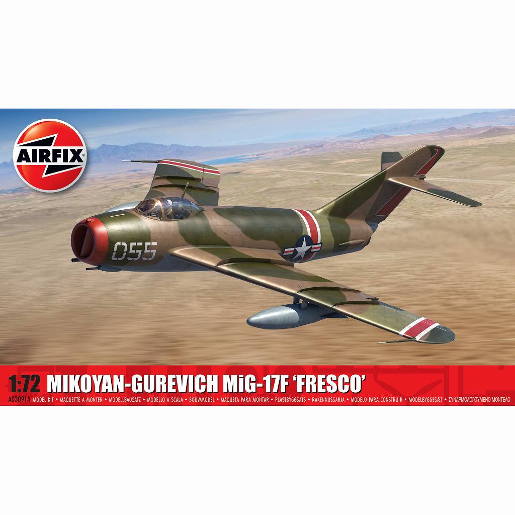 【新製品】A03091A 1/72 ミコヤン・グレヴィッチ MiG-17F フレスコ