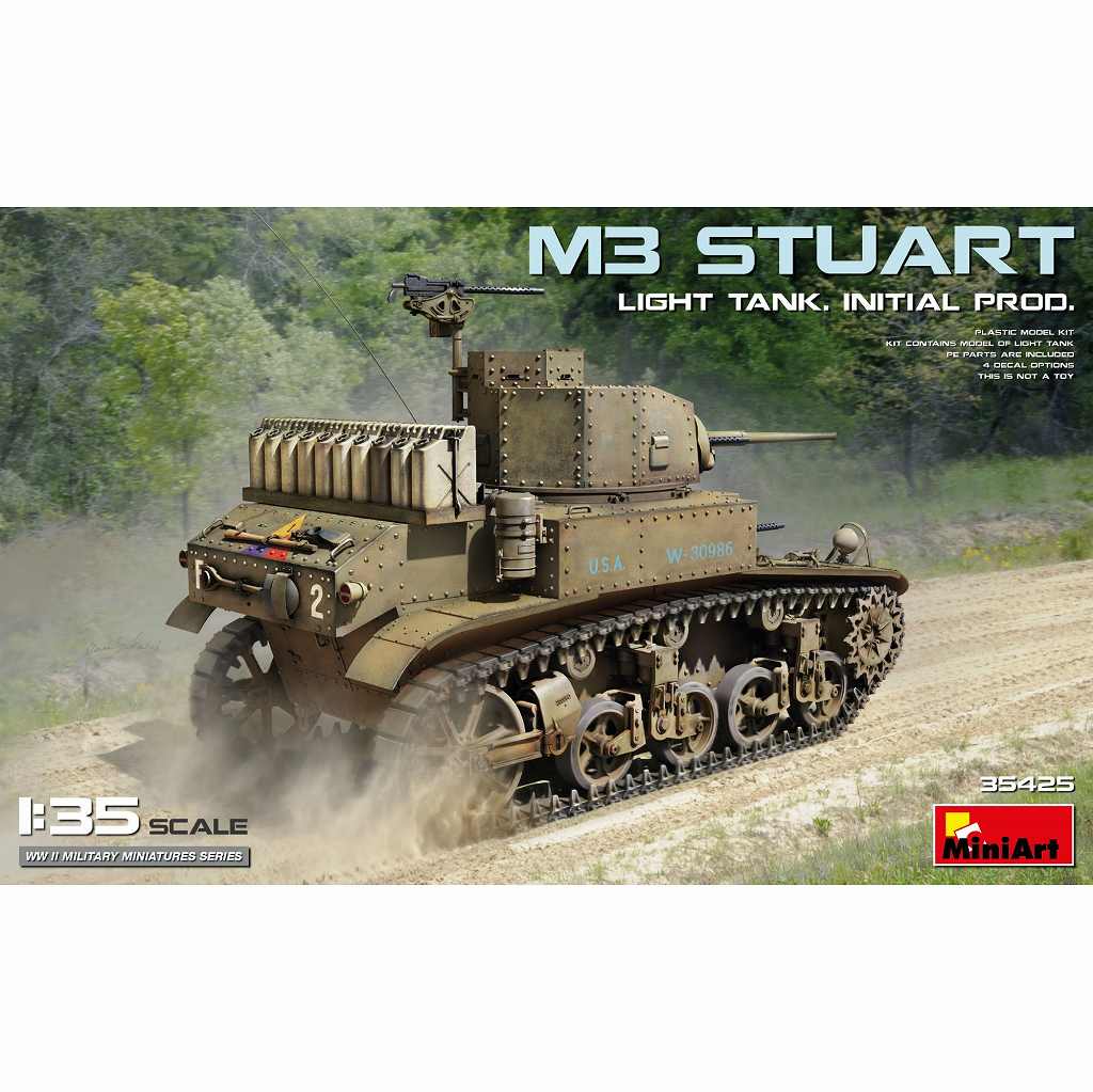 【新製品】35425 1/35 M3 スチュアート軽戦車 初期生産型