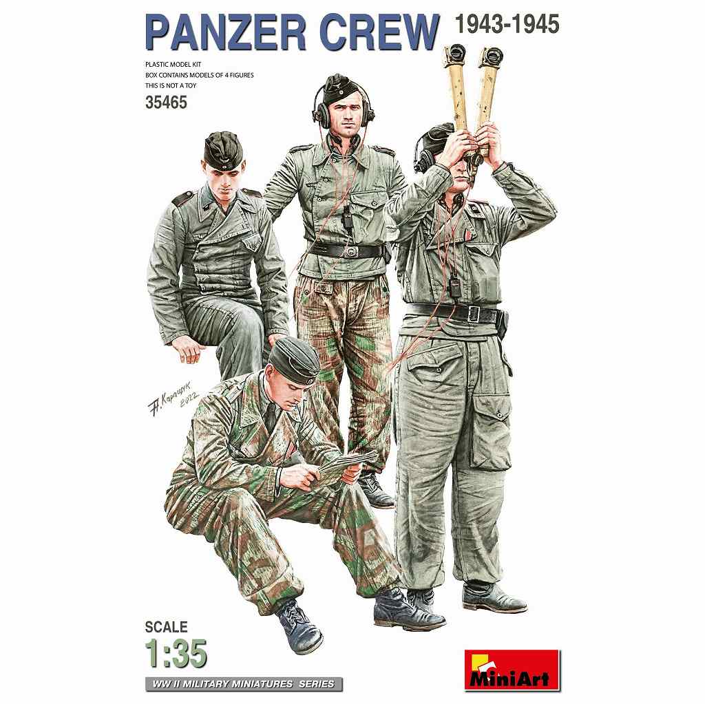 【新製品】35465 1/35 ドイツ戦車クルー 1943年代-1945年代