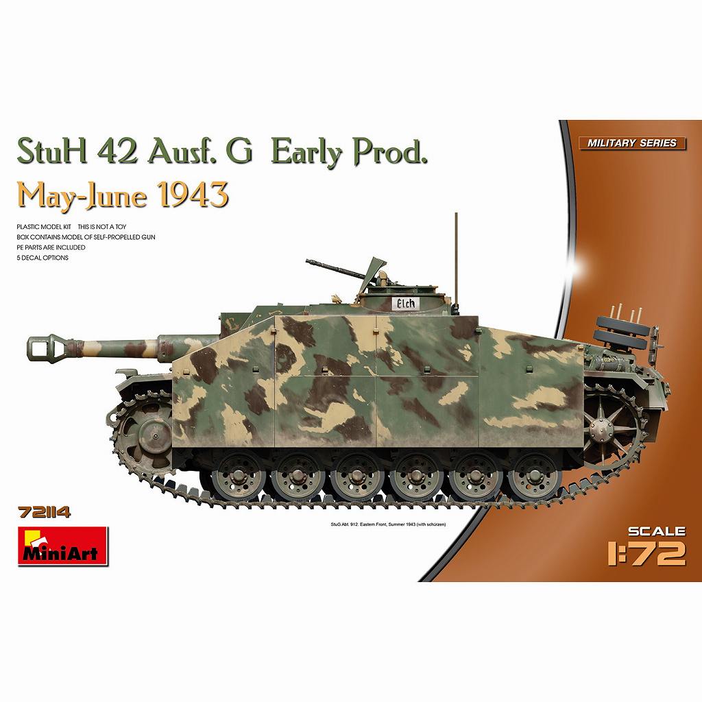 【新製品】72114 1/72 10.5cm突撃榴弾砲42 Ausf. G 初期型