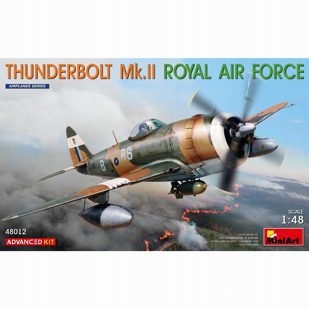 【新製品】48012 1/48 サンダーボルト Mk.II イギリス空軍 アドバンスドキット