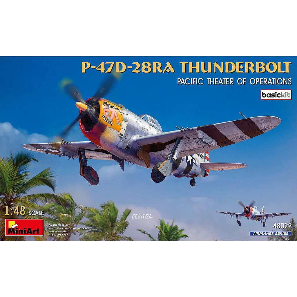 【新製品】48022 WWII アメリカ P-47D-28RA サンダーボルト 太平洋作戦域 ベーシックキット