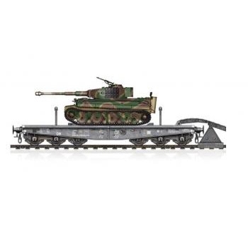 【新製品】82934 ドイツ SSymsタイプ80重平貨車 & タイガーI 重戦車 中期型