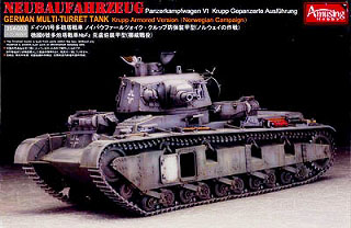 【新製品】[6954248835037] 35A003)ドイツ VI号多砲塔戦車 ノイバウファールツォイク・クルップ防弾装甲型(ノルウェイの作