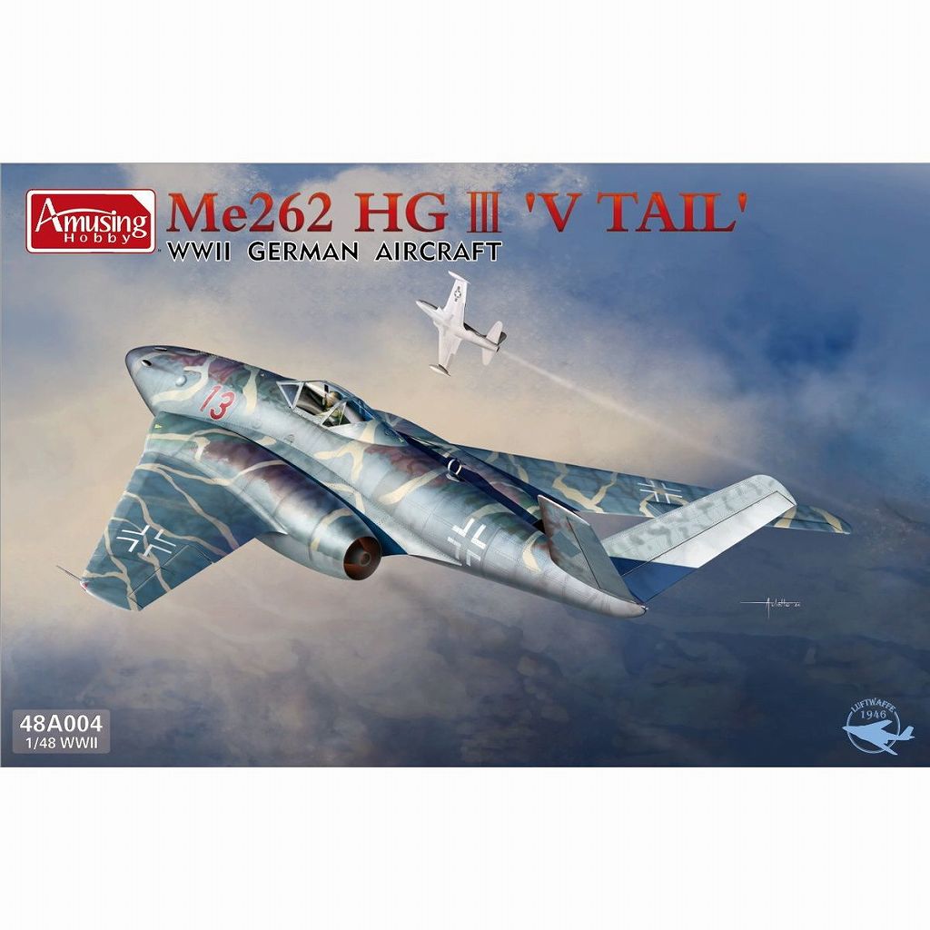 【新製品】48A004 1/48 ドイツ Me262 HGIII 「V字尾翼」