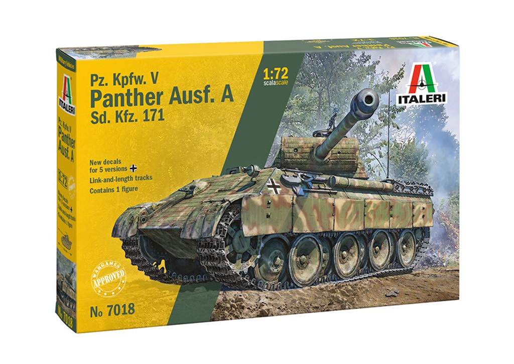 【新製品】7018 1/72 WWII ドイツ Sd.Kfz.171 パンター A型