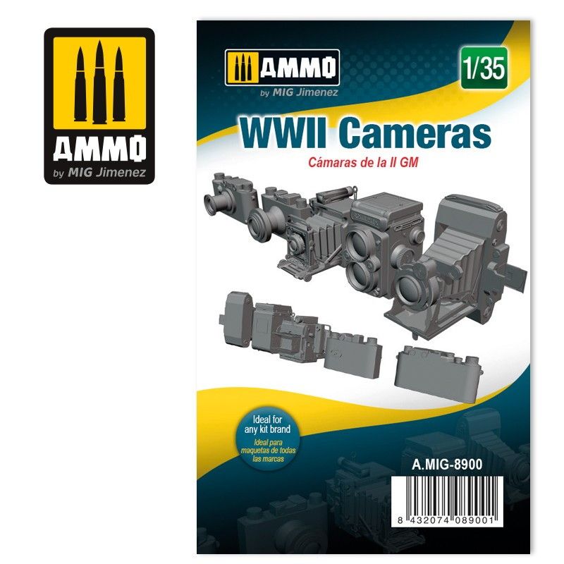 【新製品】A.MIG-8900 1/35 カメラ (WWII) (5個入り)