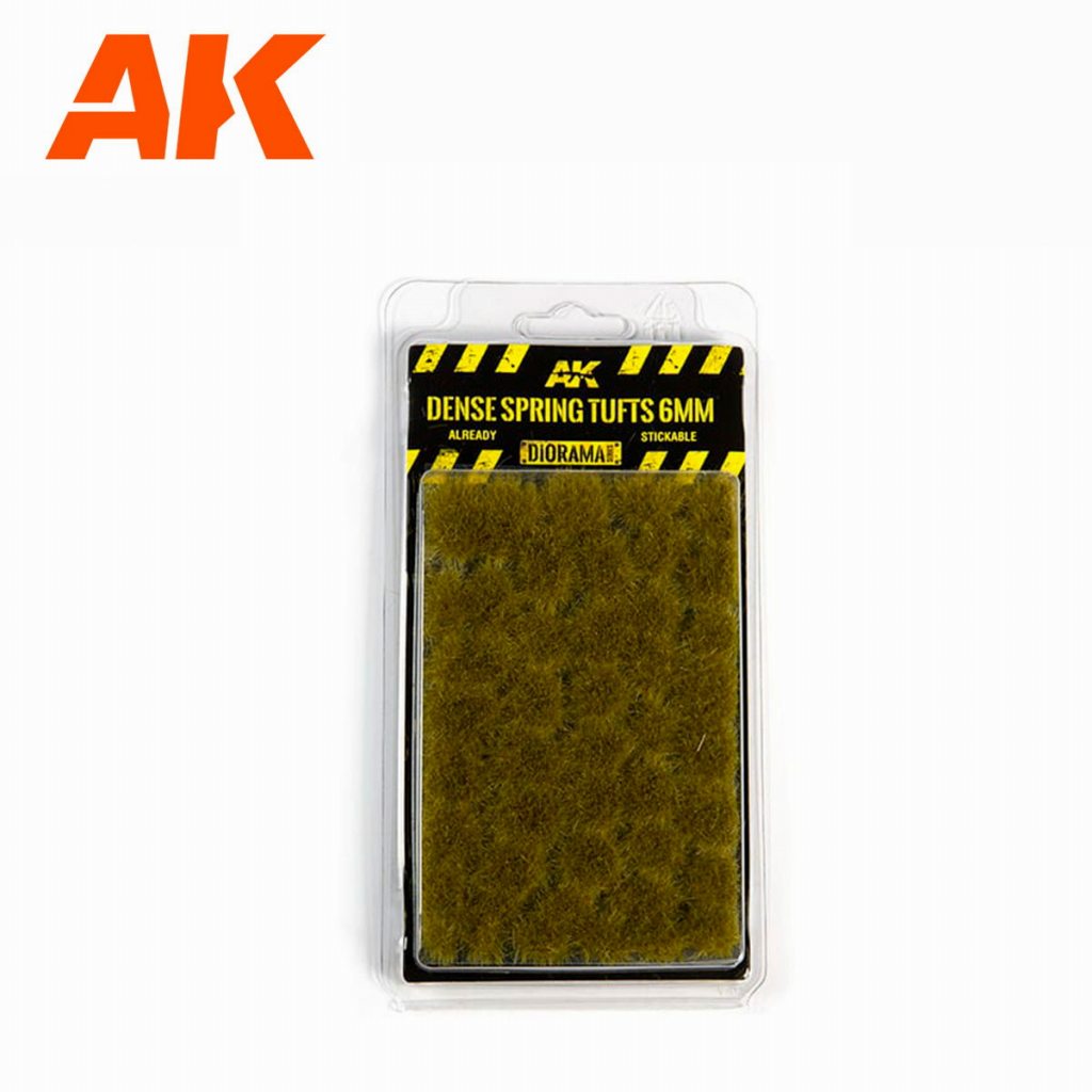 【新製品】AK8130 デンススプリングタフト（濃い春の芝草シール式パチ）6mm