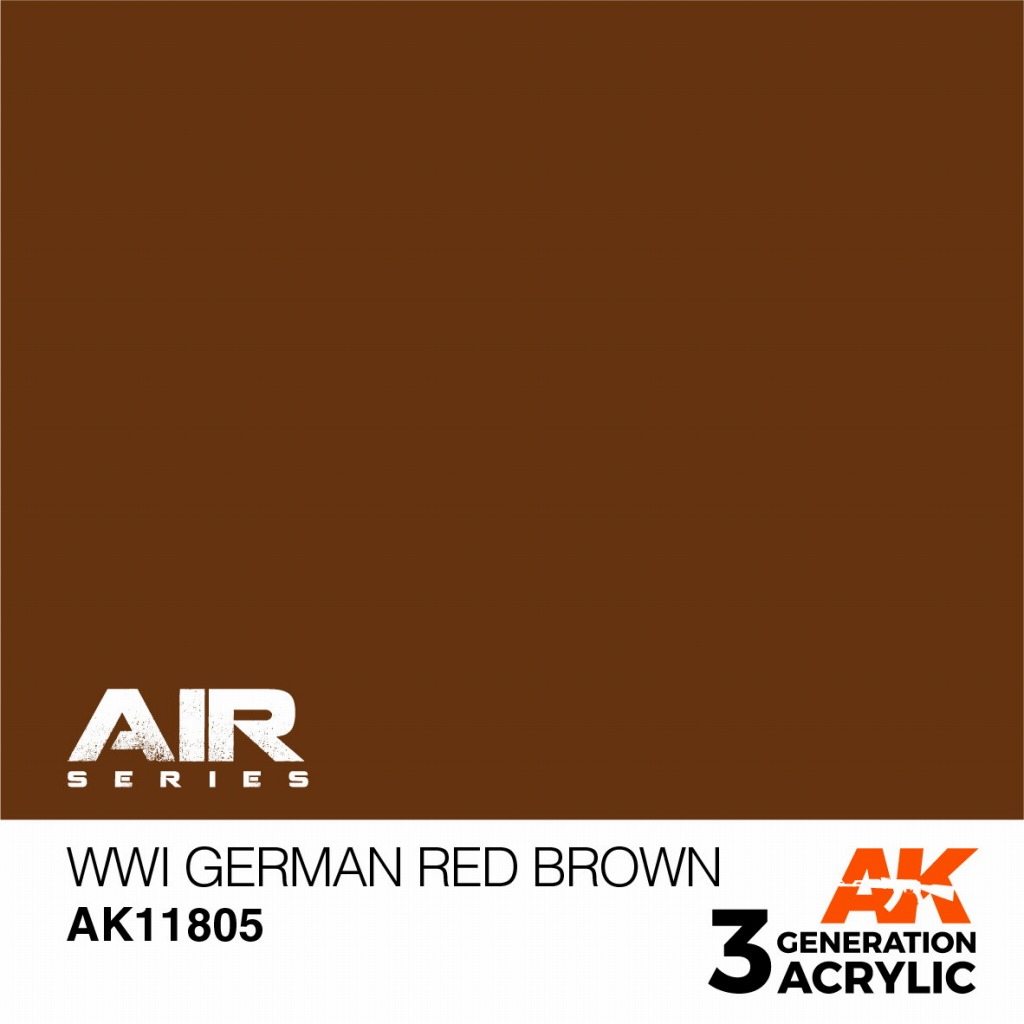 【新製品】AK11805 WWI ジャーマンレッドブラウン【AKアクリル3G AIR (サードジェネレーション)】