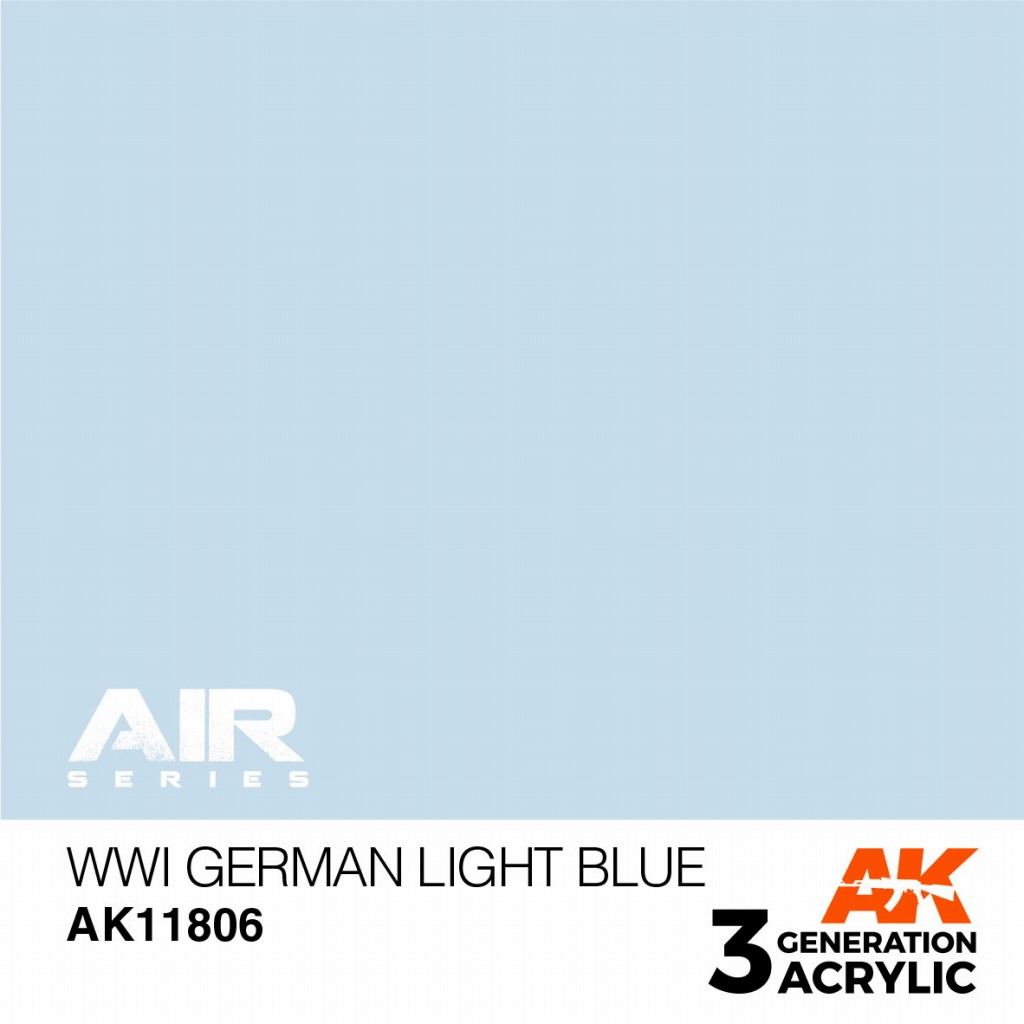 【新製品】AK11806 WWI ジャーマンライトブルー【AKアクリル3G AIR (サードジェネレーション)】