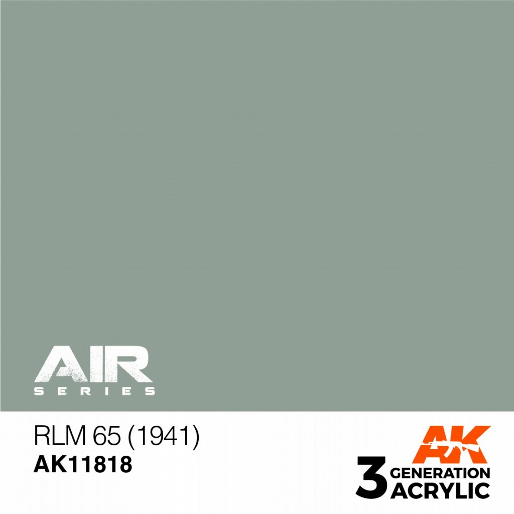 【新製品】AK11818 RLM 65 (1941) 【AKアクリル3G AIR (サードジェネレーション)】