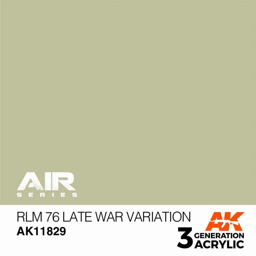 【新製品】AK11829 RLM 76 後期バリエーション【AKアクリル3G AIR (サードジェネレーション)】