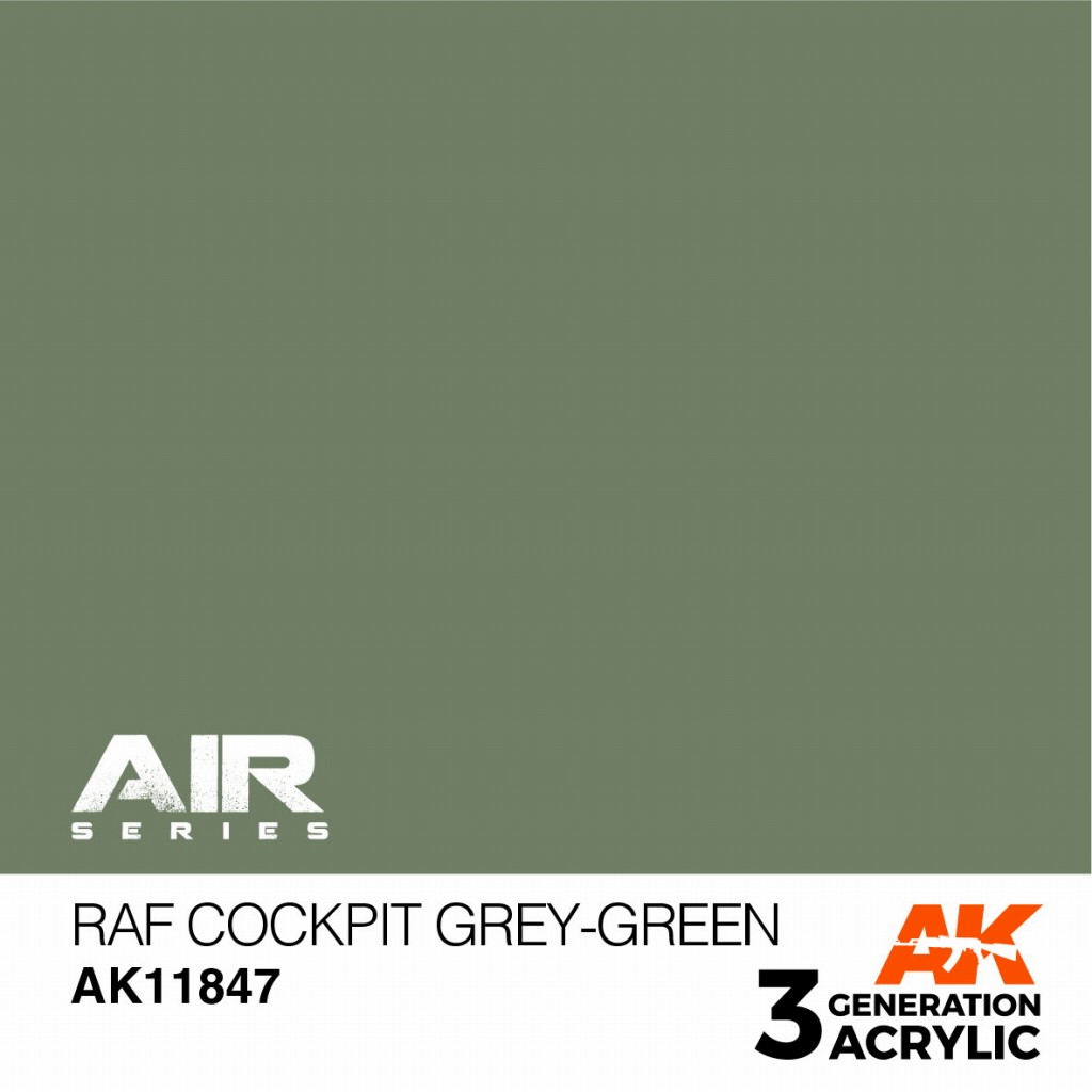 【新製品】AK11847 RAFコクピットグレイグリーン【AKアクリル3G AIR (サードジェネレーション)】