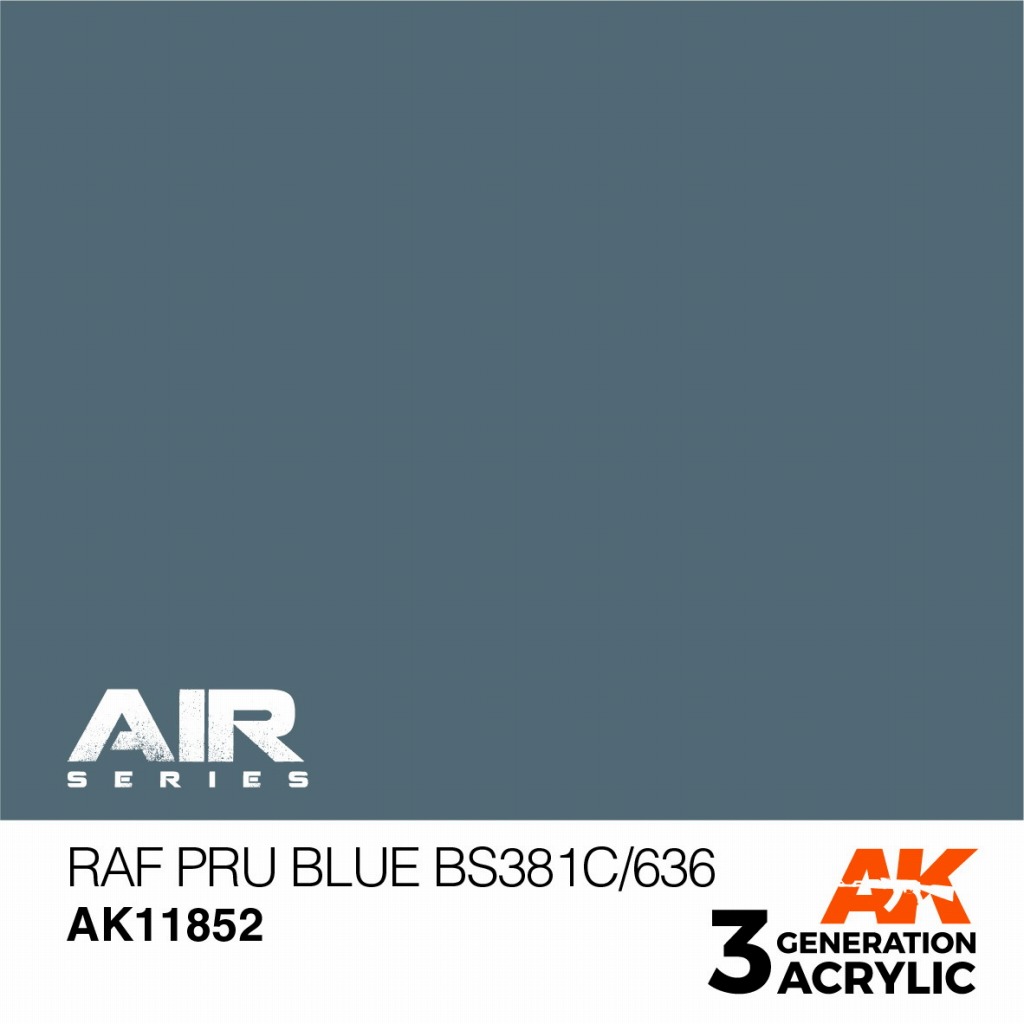 【新製品】AK11852 RAF PRUブルー BS381C/636 【AKアクリル3G AIR (サードジェネレーション)】
