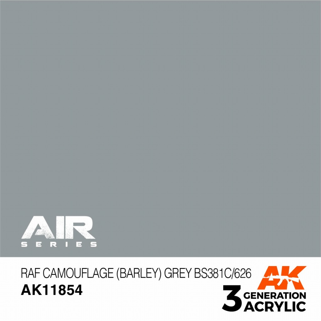 【新製品】AK11854 RAF カモフラージュ(バーリー)グレイ BS381C/626 【AKアクリル3G AIR (サードジェネレーション)】