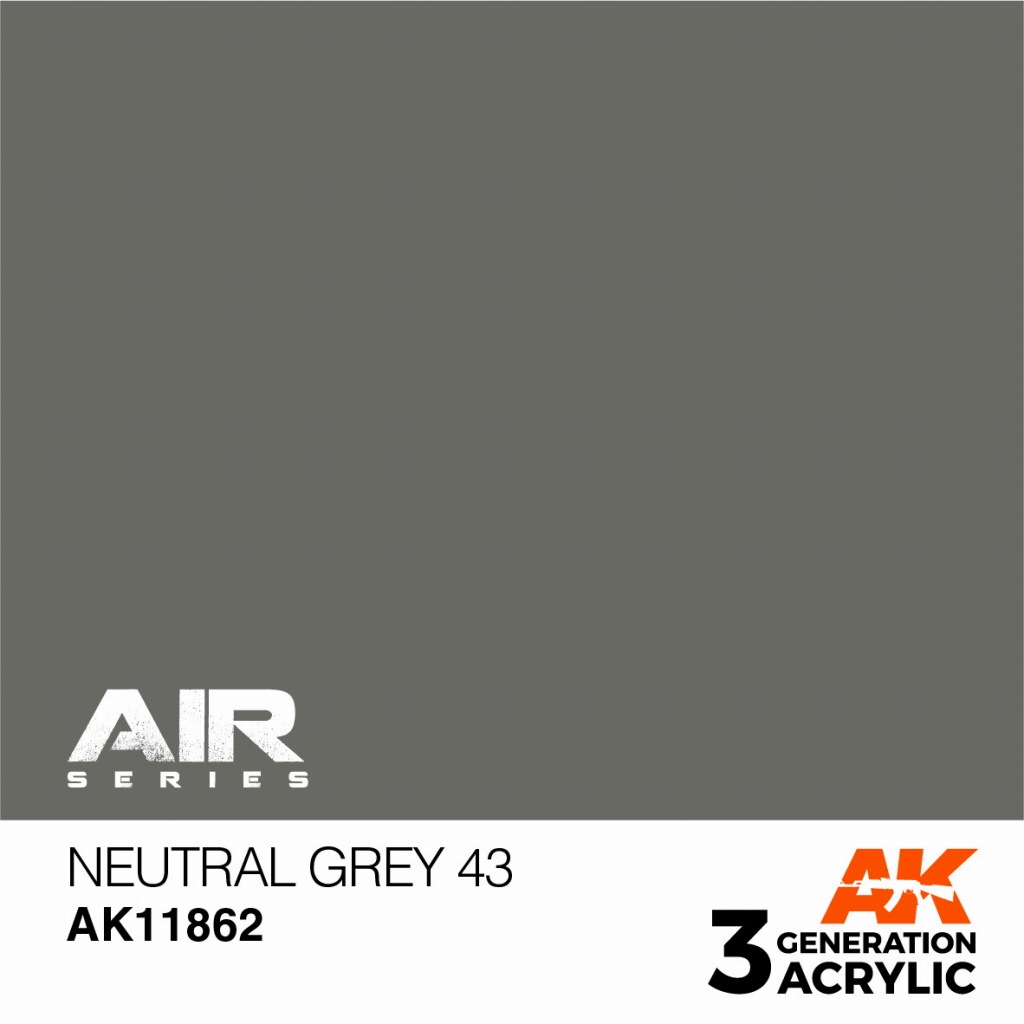 【新製品】AK11862 ニュートラルグレイ43【AKアクリル3G AIR (サードジェネレーション)】