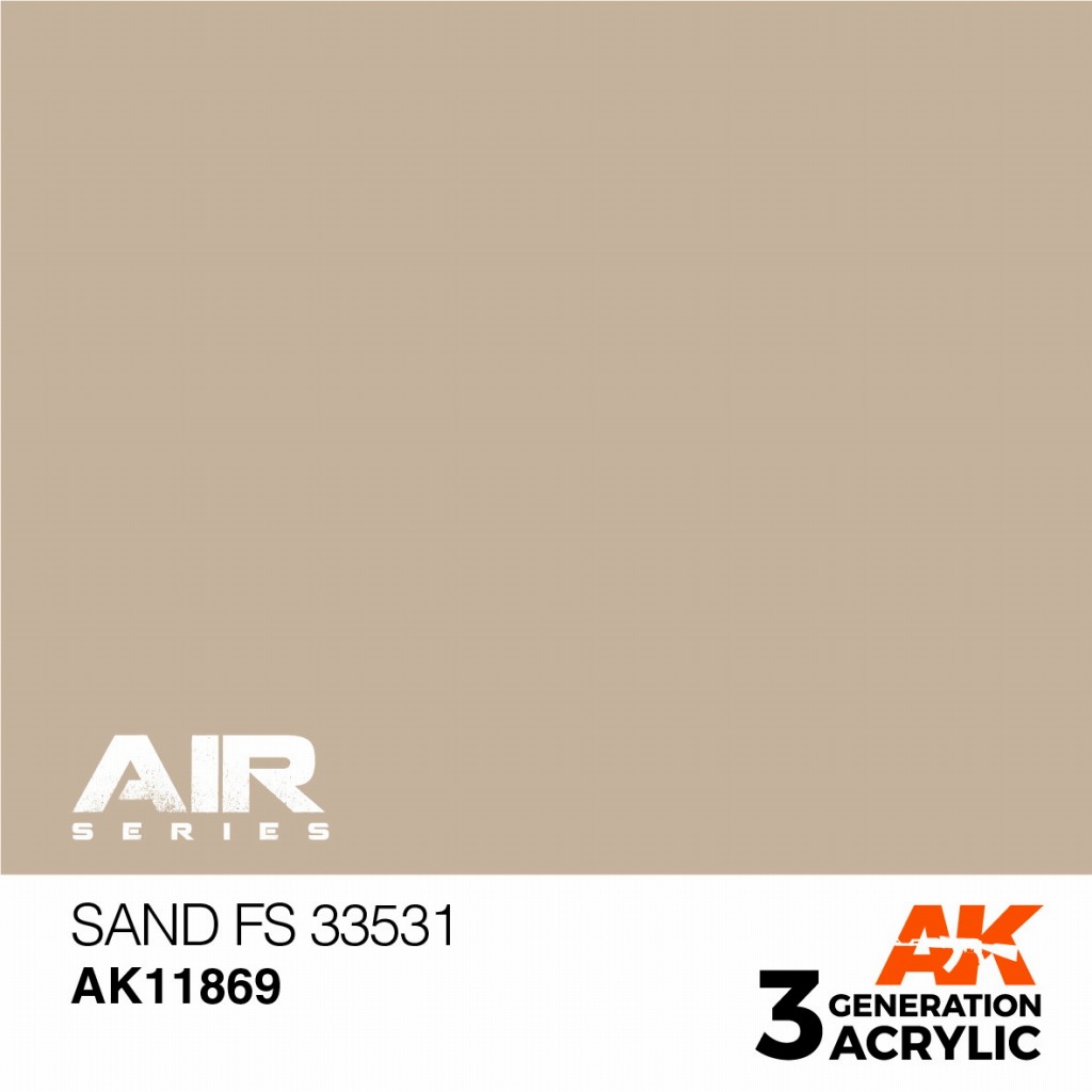 【新製品】AK11869 サンド FS33531 【AKアクリル3G AIR (サードジェネレーション)】