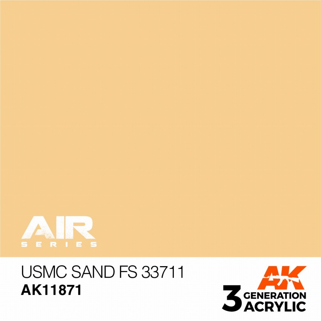 【新製品】AK11871 USMCサンド FS33711 【AKアクリル3G AIR (サードジェネレーション)】