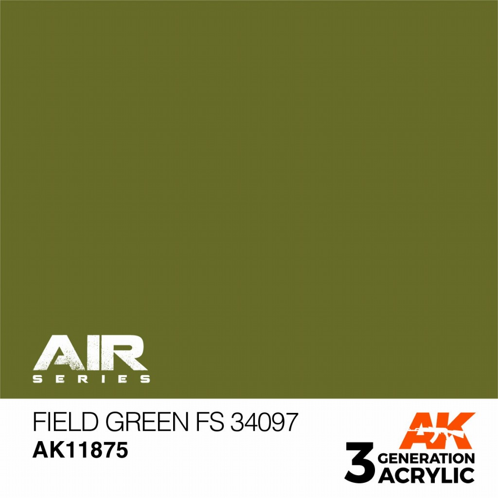 【新製品】AK11875 フィールドグリーン FS34097 【AKアクリル3G AIR (サードジェネレーション)】