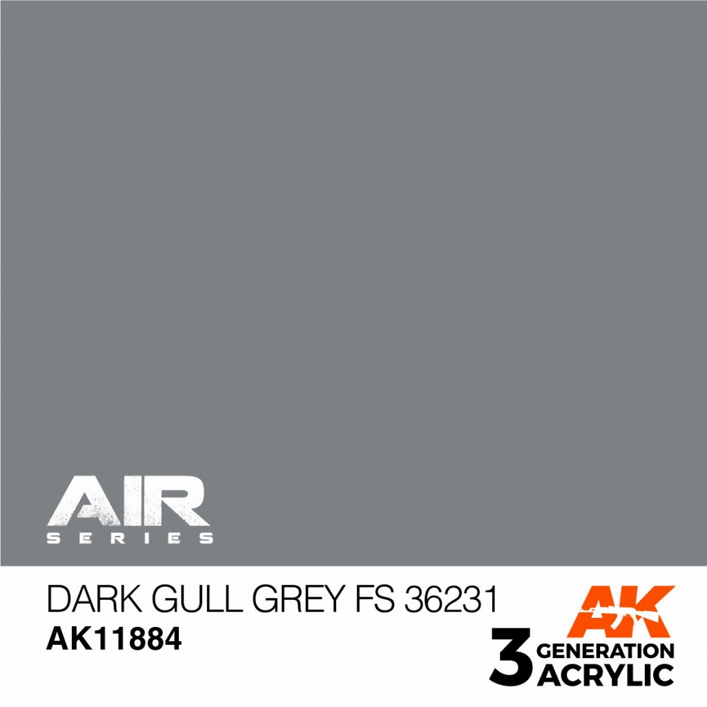 【新製品】AK11884 ダークガルグレイ FS36231 【AKアクリル3G AIR (サードジェネレーション)】